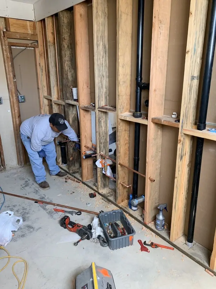 Commercial rough-in plumbing for Commercial Plumbing in Lone Oak